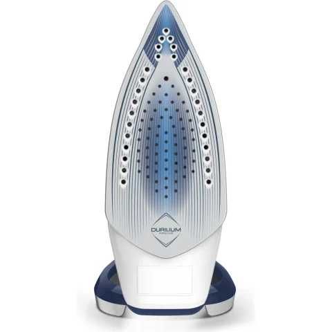 Fier de calcat Tefal Ultragliss Plus FV6812E0, 2800W, jet de abur 260 g/min, abur variabil 0-50 g/min, alb/albastru