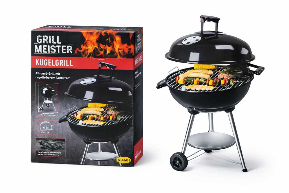 Барбекю на дървени въглища Grill Meister Kugelgrill
