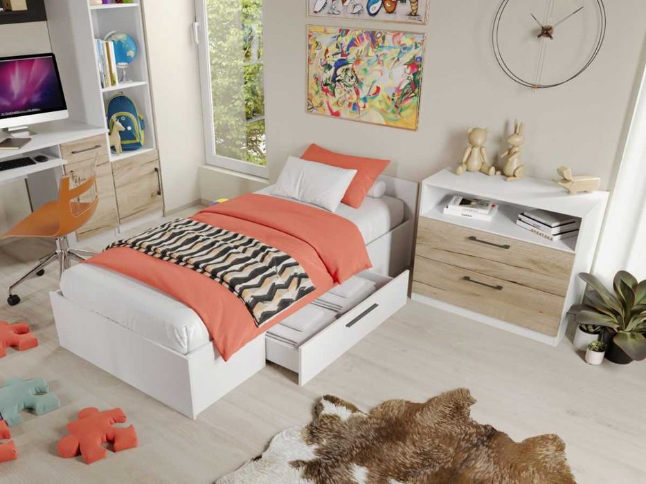 Set Mobila Dormitor Tineret Mihai C15 - Transport Gratuit in 4-10 zile