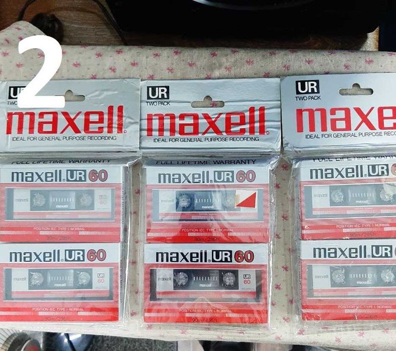 Аудиокассеты MAXELL/SONY/TDK большой лот