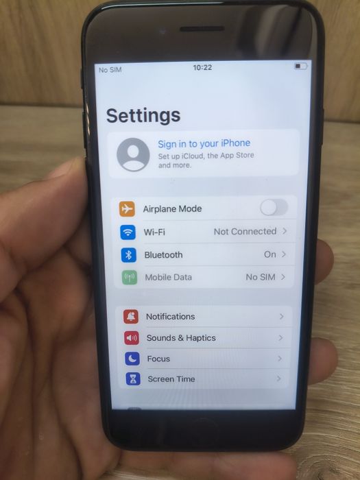 Vând iPhone 7, 128GB, Negru Mat, Neverlocked, Baterie 92%