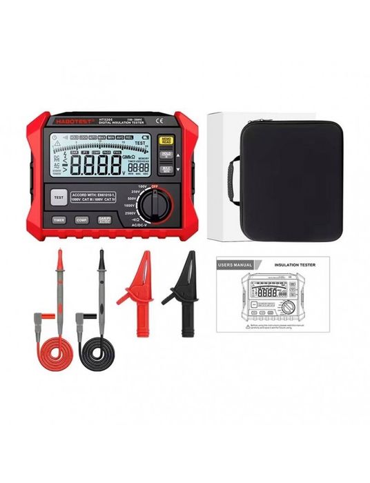 Habotest HT5205 tester digital de izolație