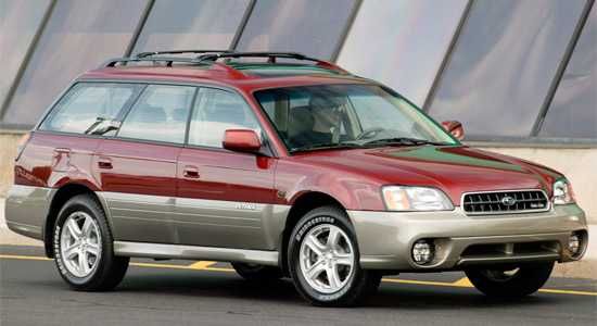 Капот на Subaru Outback