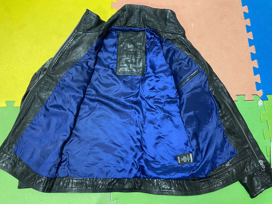 ''BLK DNM Leather Biker Jacket''оригинално кожено яке М размер