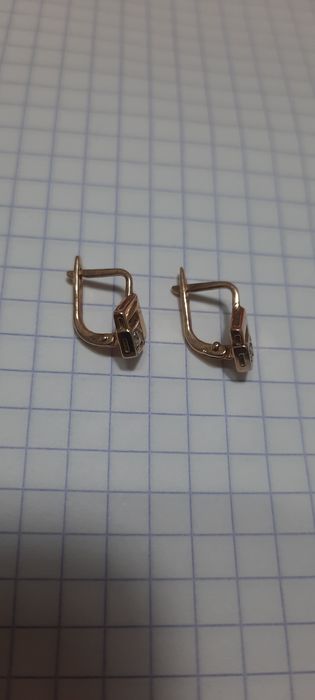 Детские золотые серьги