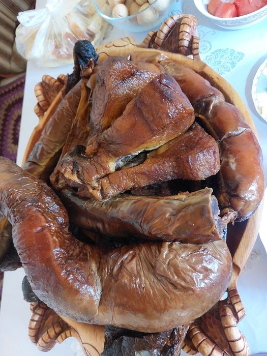 Мясо горячего копчения