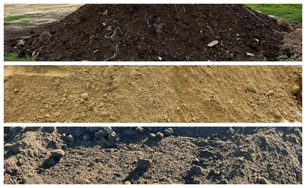 Pamant nisipos pentru gazon, pamant negru pentru gradina