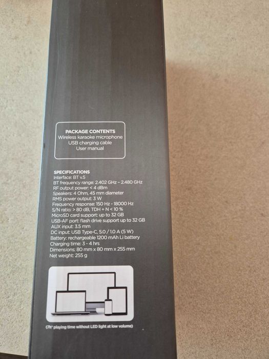 Караоке микрофон Wireless