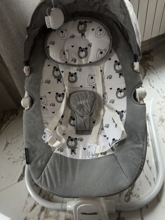 Електрически шезлонг-люлка Chipolino - Oasis, гранит