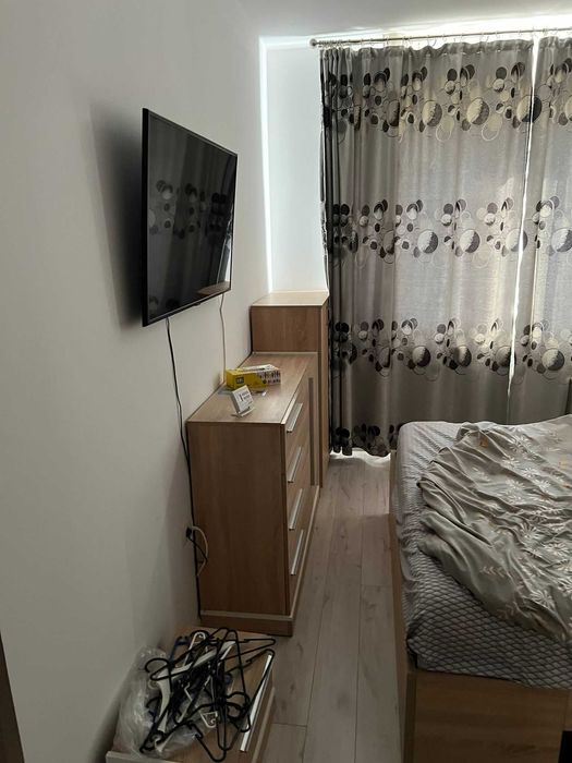 2 Camere mobilat/ utilat complet AC - Centrala proprie