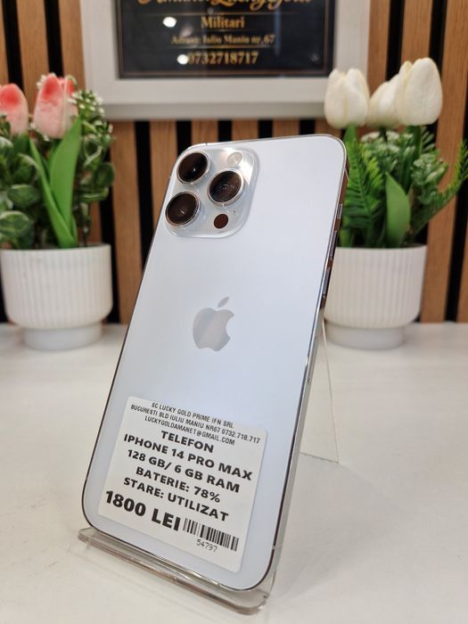Iphone 14 Pro Max 128GB / 6GB RAM 78% Baterie Garantie! #54797