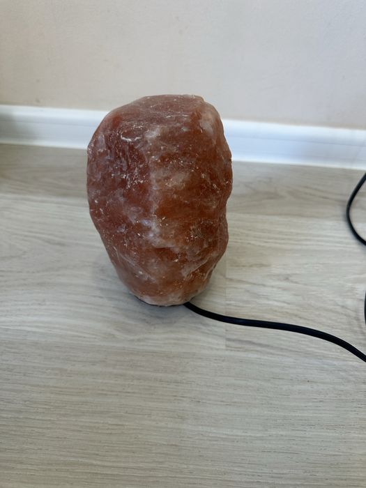 Солевая лампа настольный из гималайской соли, желтый