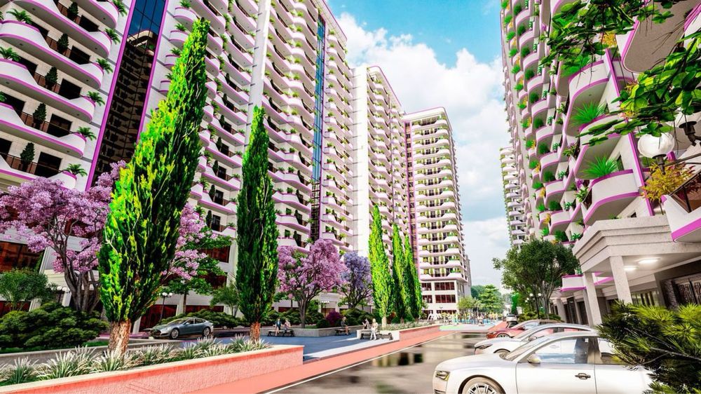 Продаётся 1-комнатная новостройка Хонсарой ЖК “Orzular" 8-этаж 47.9 м²