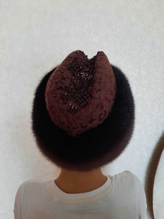 Шапка норковая из империй меха