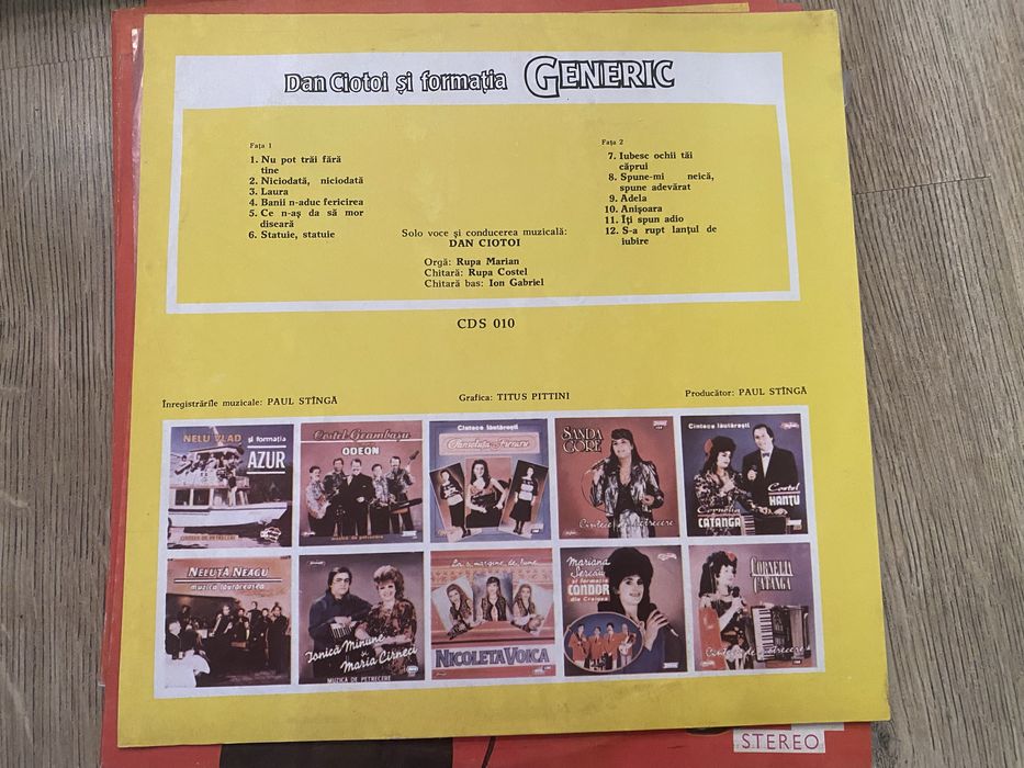 Disc vinil nou stare NM cu Tomis Junior.