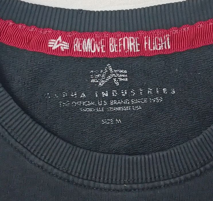 Alpha Industries NASA Shirt оригинална тениска M черна памучна фланелка