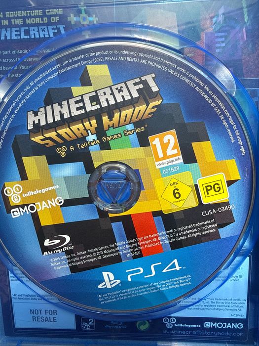Minecraft Story Mode Season Pass Disc PS4 – рядка Telltale