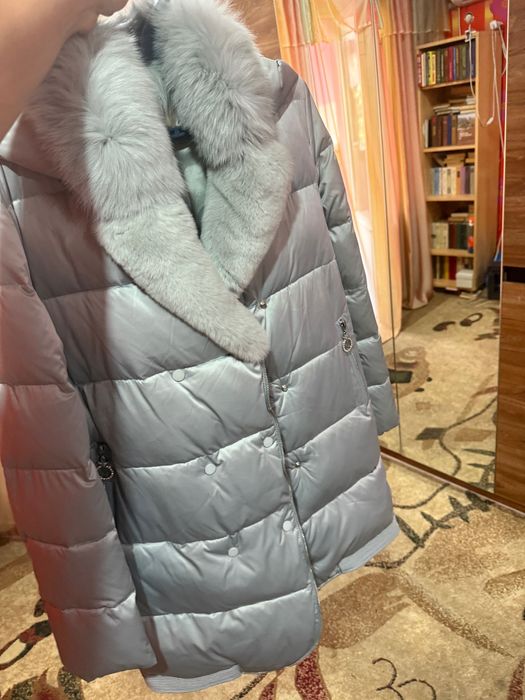 Пуховик zilly натуральный мех