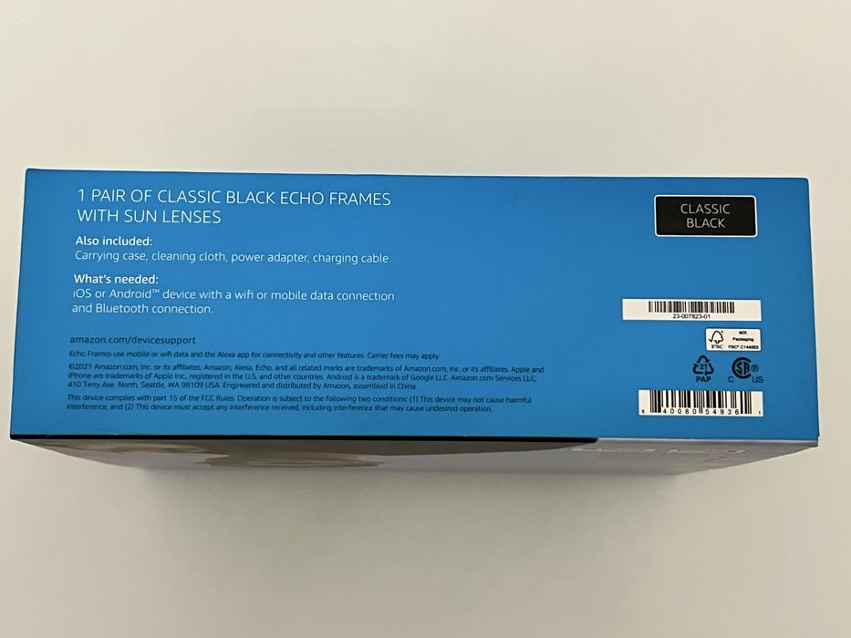 Echo Frames (2-го поколения) | Умные аудиоочки с Alexa