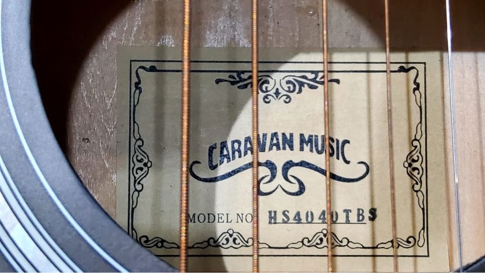 Гитара аккустическая Caravan Muzic HS 4040TBS