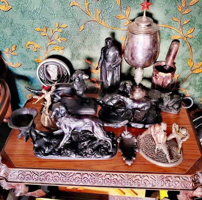 Статуэтки чугун Касли СССР