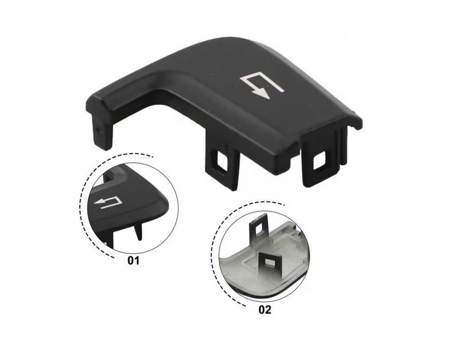 Капачета за бутони на волан за Mercedes CLA-Class W117 Facelift