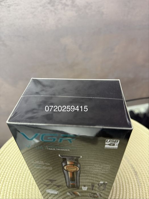 VGR V-941 Aparat de Tuns si Ras cu USB Turbo, Autonomie 350 min