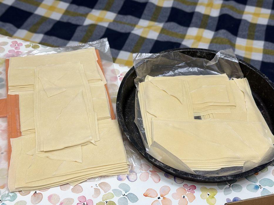 Домашнее тесто / манты/ жайма/ кеспе