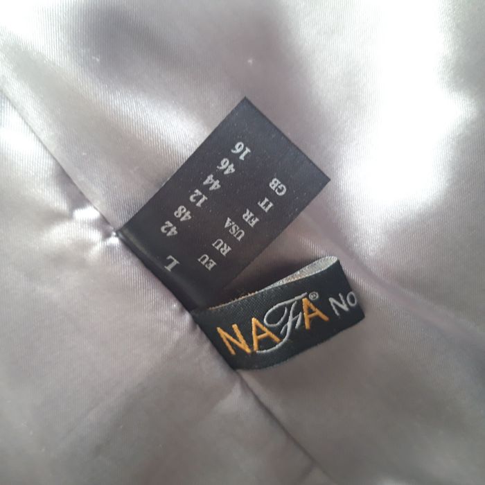 Шуба из голубой норки