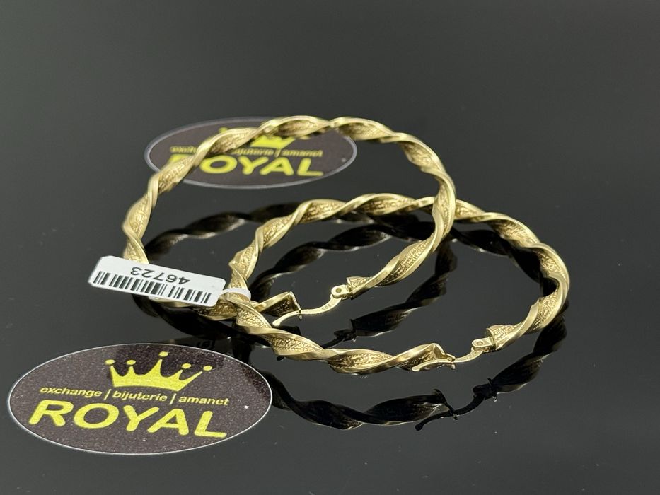 Bijuteria ROYAL : Cercei AUR 14K / 6.62 GR