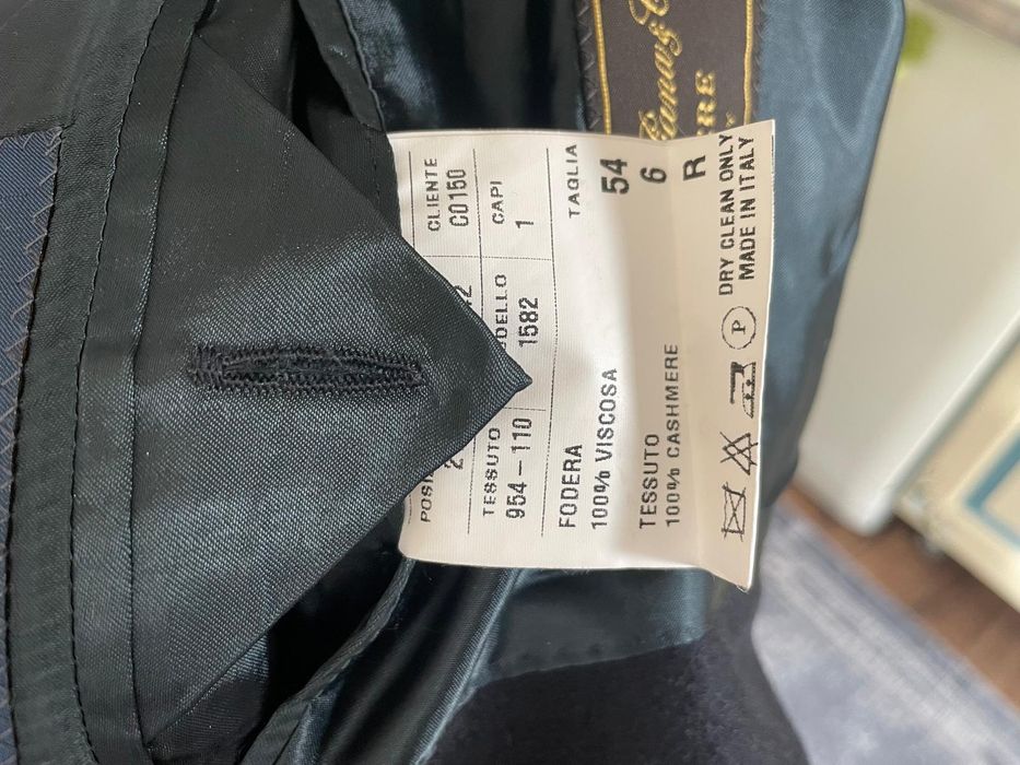 Palton casmir100% Loro Piana barbat marimea54