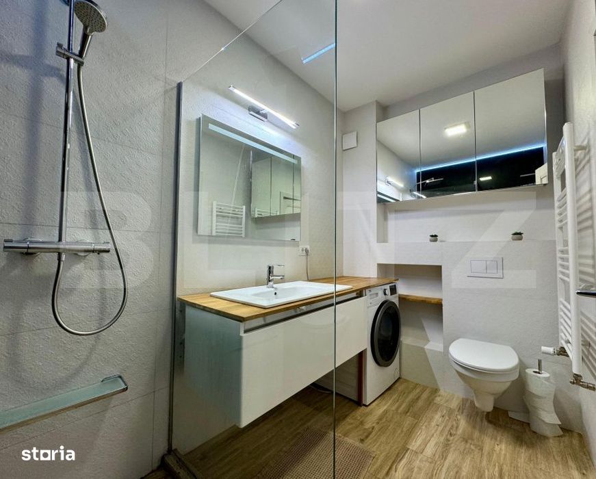 Apartament cu 2 camere, West Residence, terasa panoramica, parcare si