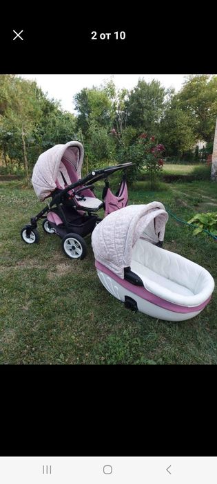 Бебешка количка с два коша