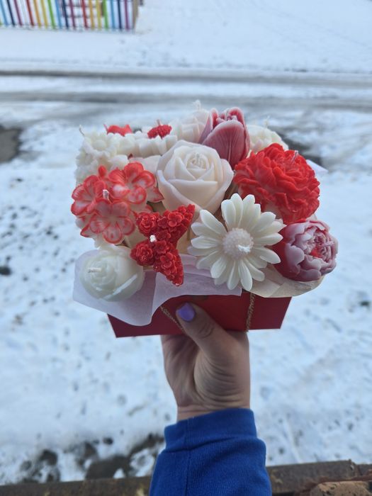 Ароматни соеви свещи/букети/подаръчета за всеки повод!