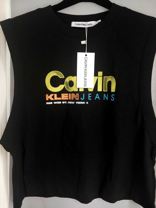 Нов оригинален кроп топ Calvin Klein jeans