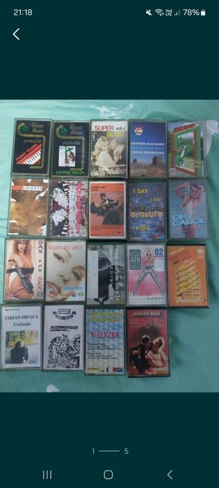 Lot casete audio 48 bucati
