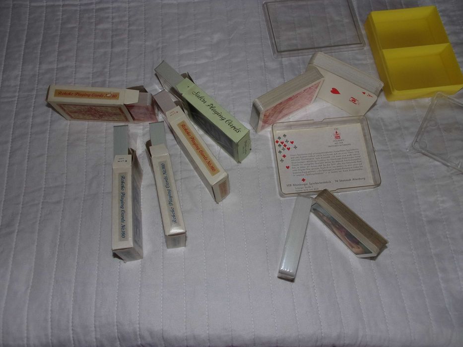 Carti de joc GDR si Cehoslovacia Noi Sigilate anii 80