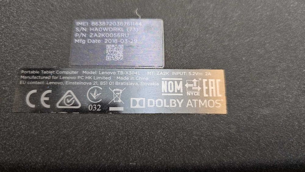 Продам планшет Lenovo Tab TB-X304L