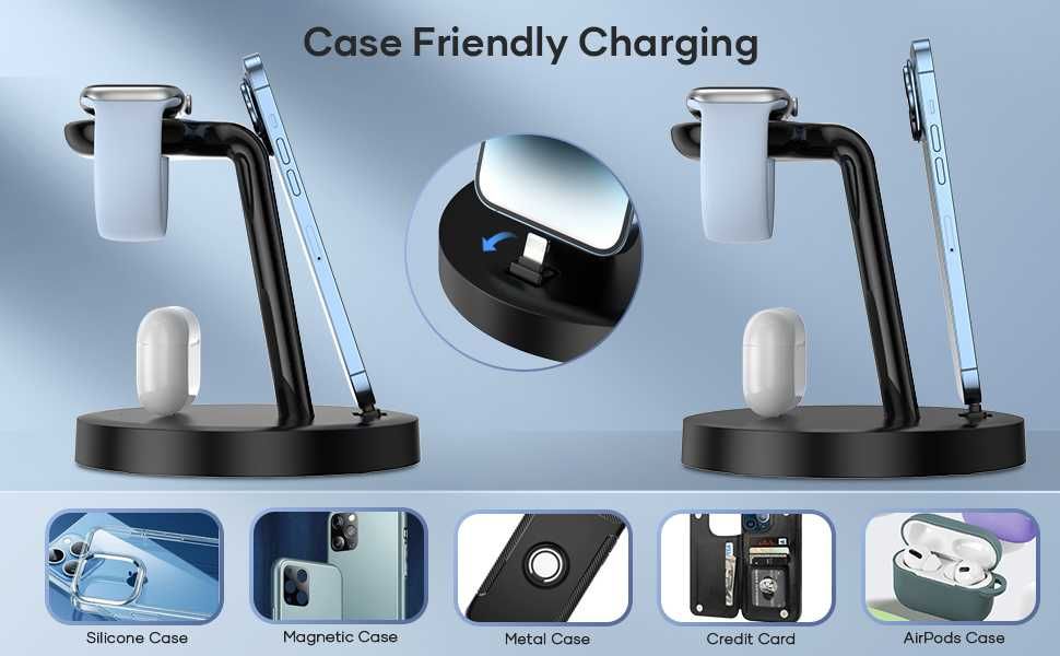 Станция за зареждане 3 в 1 за Apple- G 620