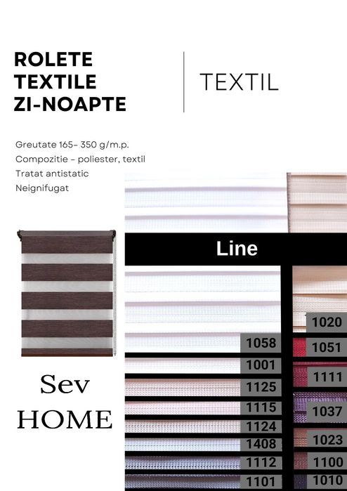 Rolete textile cu montaj in București și Ilfov