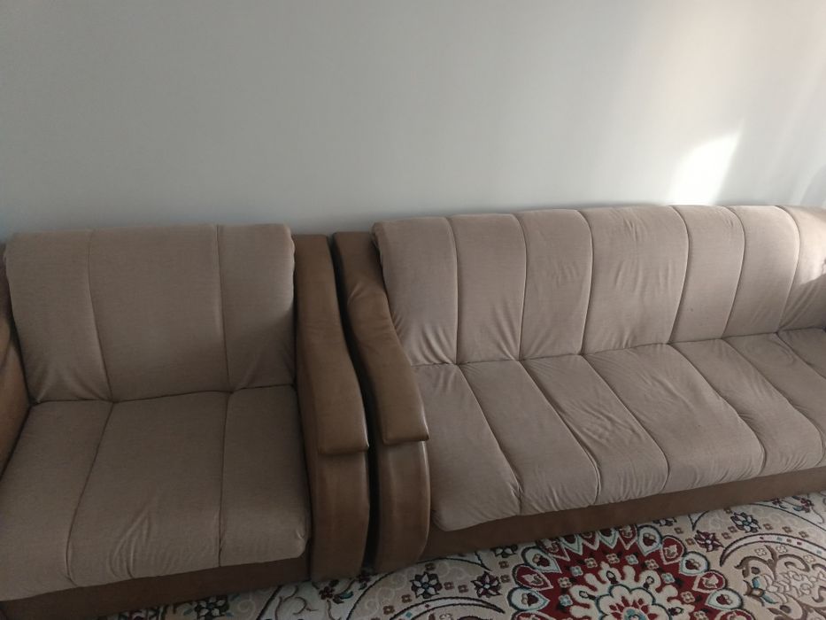 Раскладной диван с креслом