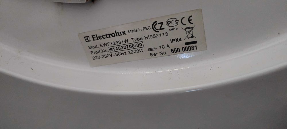 Пералня Electrolux EWF 12981W за части