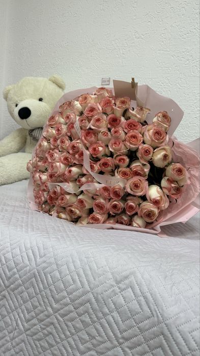 Роза 101 свежие.