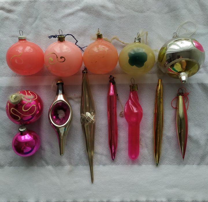 Ёлочные игрушки времён ссср