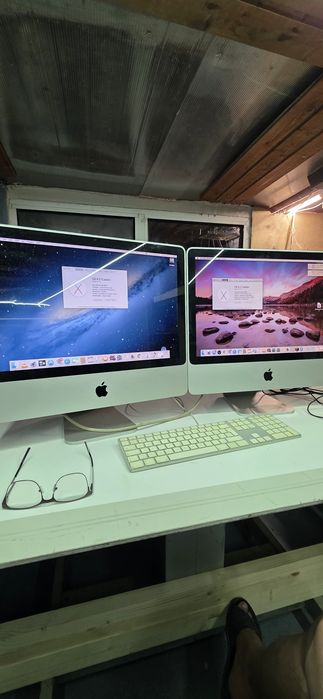 IMAC  EARLY 2008 SI MID 2007 ( 2 bucati). Stare perfecta de functionare, impecabil estetic. Ultimul os instalat ( compatibil) detalii se vad in poze