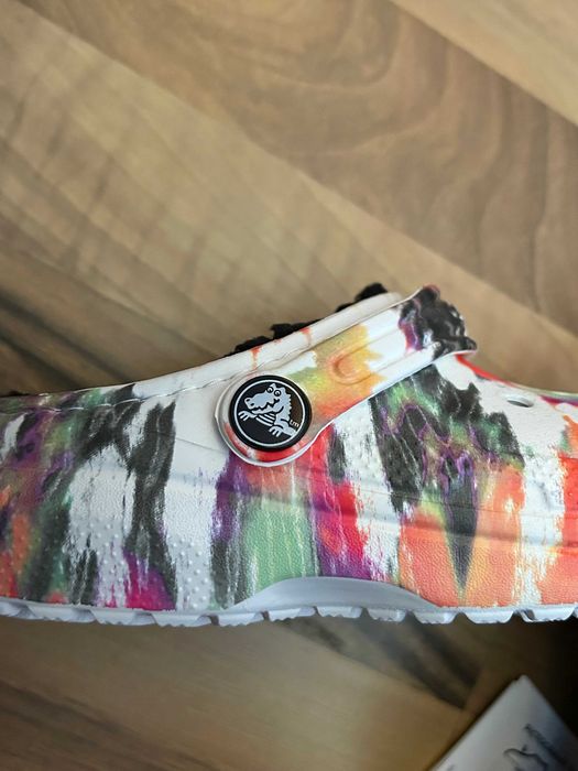 Crocs Classic pentru copii Tie-Dye Lined, multicolor, marimea 29-30