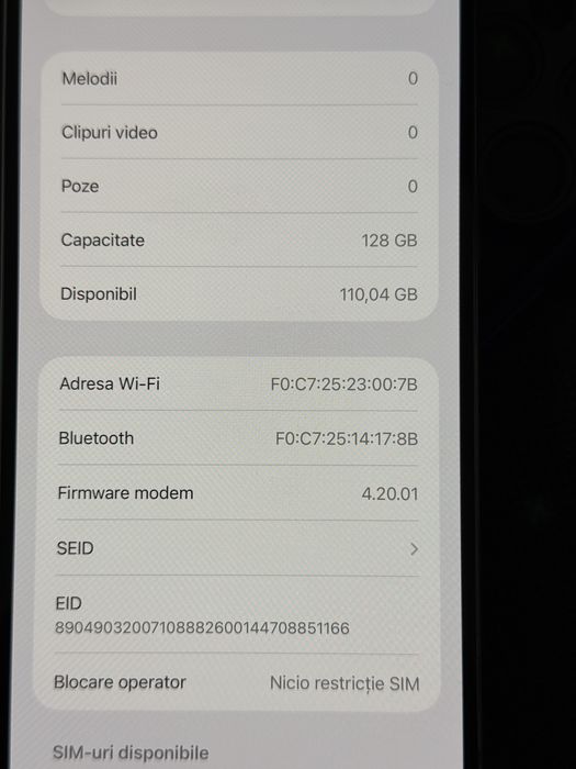 iPhone 14 Pro Max 128gb, Liber de retea, Baterie 82%