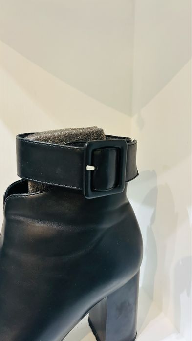 Ботильоны кожаные