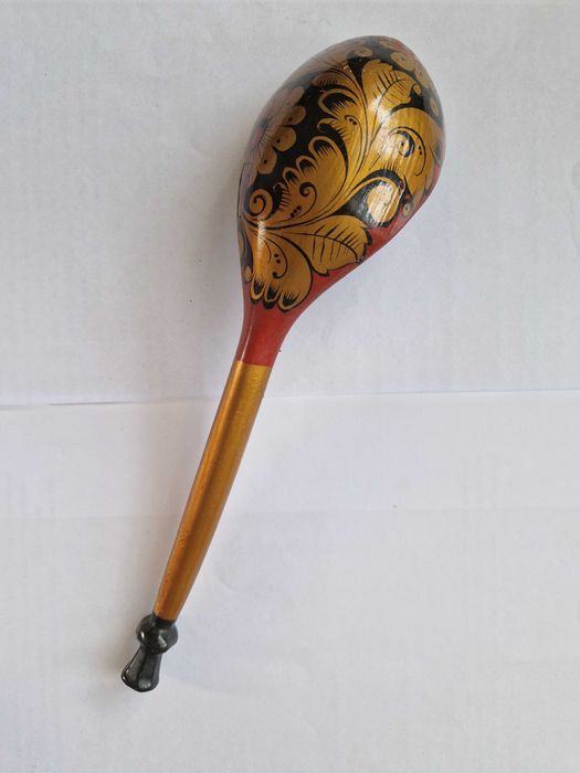 Декоративна руска лъжица в стил Хохлома