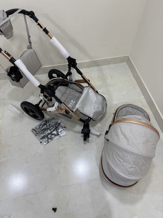 Детская коляска 2в1 Ining Baby K023 для новорождённых до 3 года